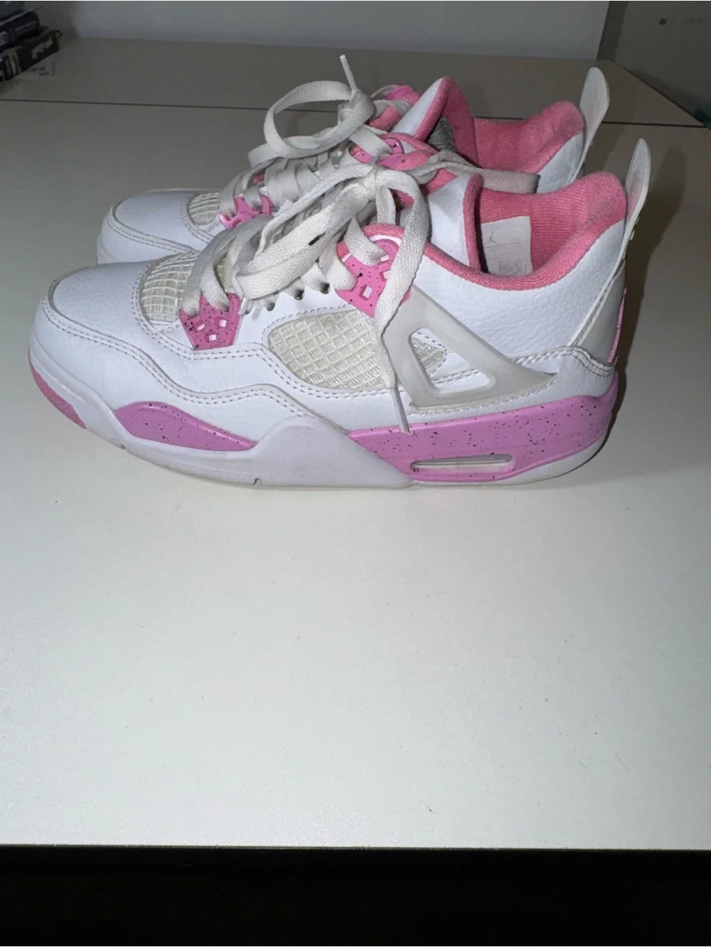 Air Jordan 4 Pink Retro- Pink Oreo